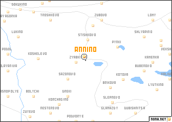 map of Annino