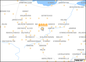 map of Annín
