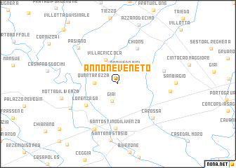map of Annone Veneto