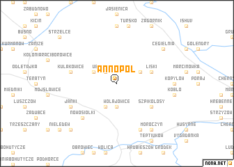 map of Annopol