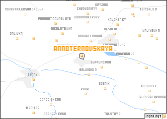 map of Anno-Ternovskaya