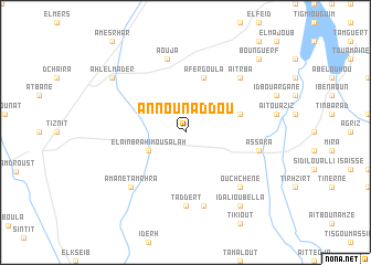 map of Annou nʼ Addou