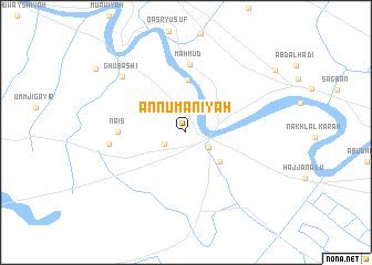 map of An Nu‘mānīyah