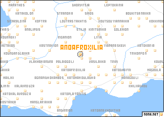 map of Áno Afroxiliá