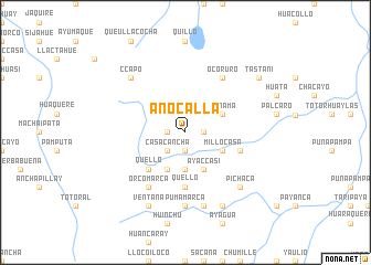 map of Añocalla