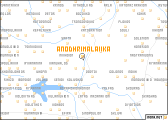 map of Áno Dhrimalaíika