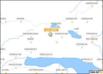 map of Anoixiá