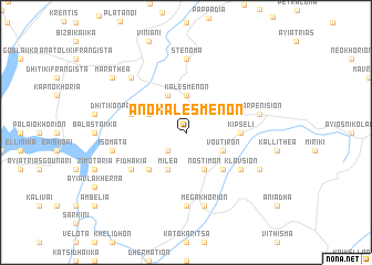 map of Áno Kalesménon