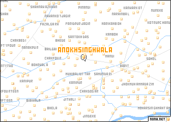 map of Anokh Singhwāla