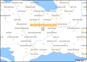 map of Áno Paradhísion