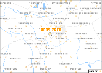 map of Anosizato