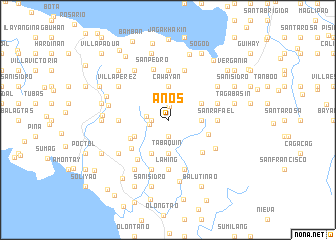 map of Anos