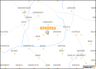 map of Anponou