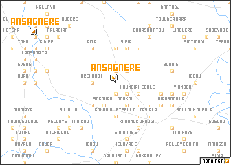 map of Ansagnéré
