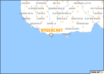 map of Anse à Chat