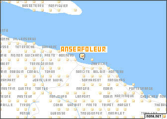 map of Anse-à-Foleur