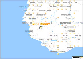 map of Anse Mapay