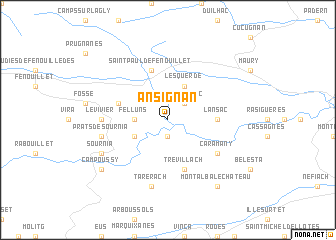 map of Ansignan