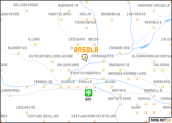 map of Ánsola