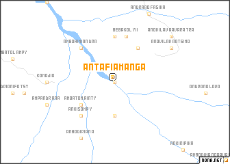 map of Antafiamanga