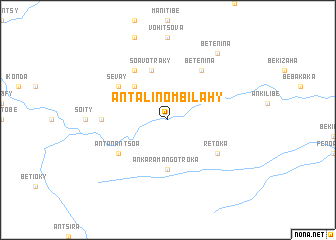 map of Antalinombilahy