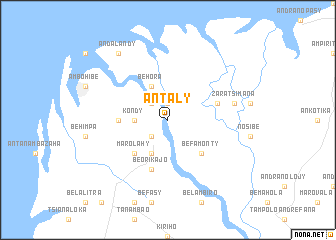 map of Antaly