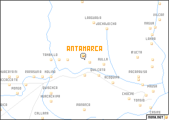 map of Antamarca