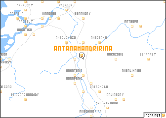 map of Antanamandririna