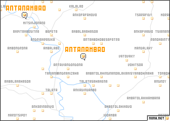 map of Antanambao