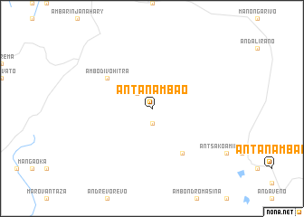 map of Antanambao