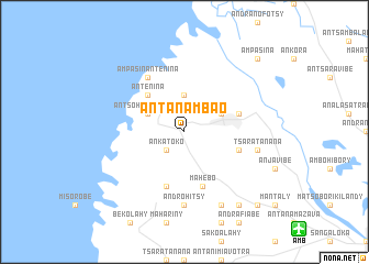 map of Antanambao