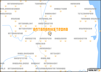 map of Antanamiketroma