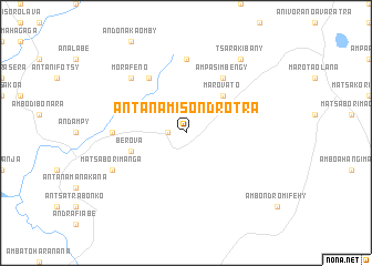 map of Antanamisondrotra