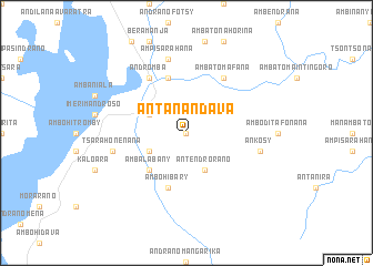 map of Antanandava