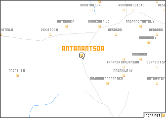 map of Antanantsoa