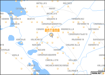 map of Antana