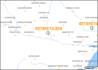 map of Antanetilava