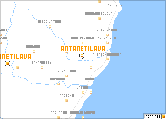 map of Antanetilava