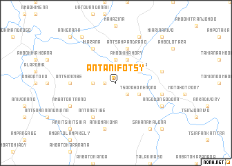 map of Antanifotsy