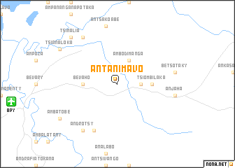 map of Antanimavo