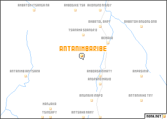 map of Antanimbaribe
