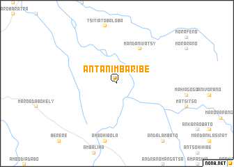 map of Antanimbaribe