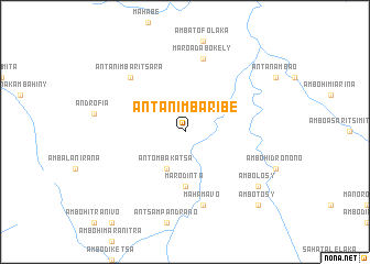 map of Antanimbaribe