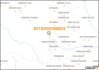 map of Antanimenabaka
