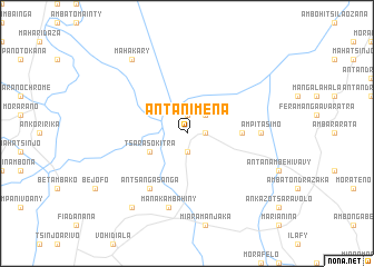 map of Antanimena