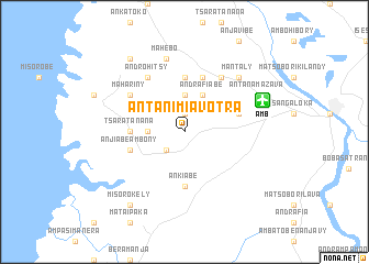 map of Antanimiavotra