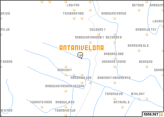 map of Antanivelona