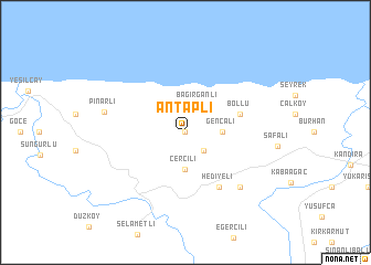 map of Antaplı