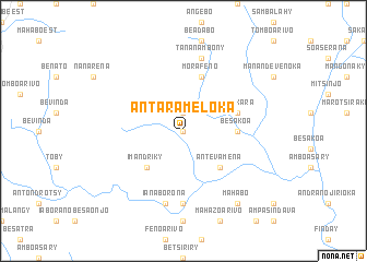 map of Antarameloka