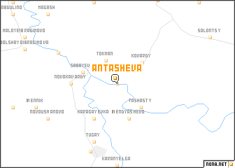 map of Antasheva